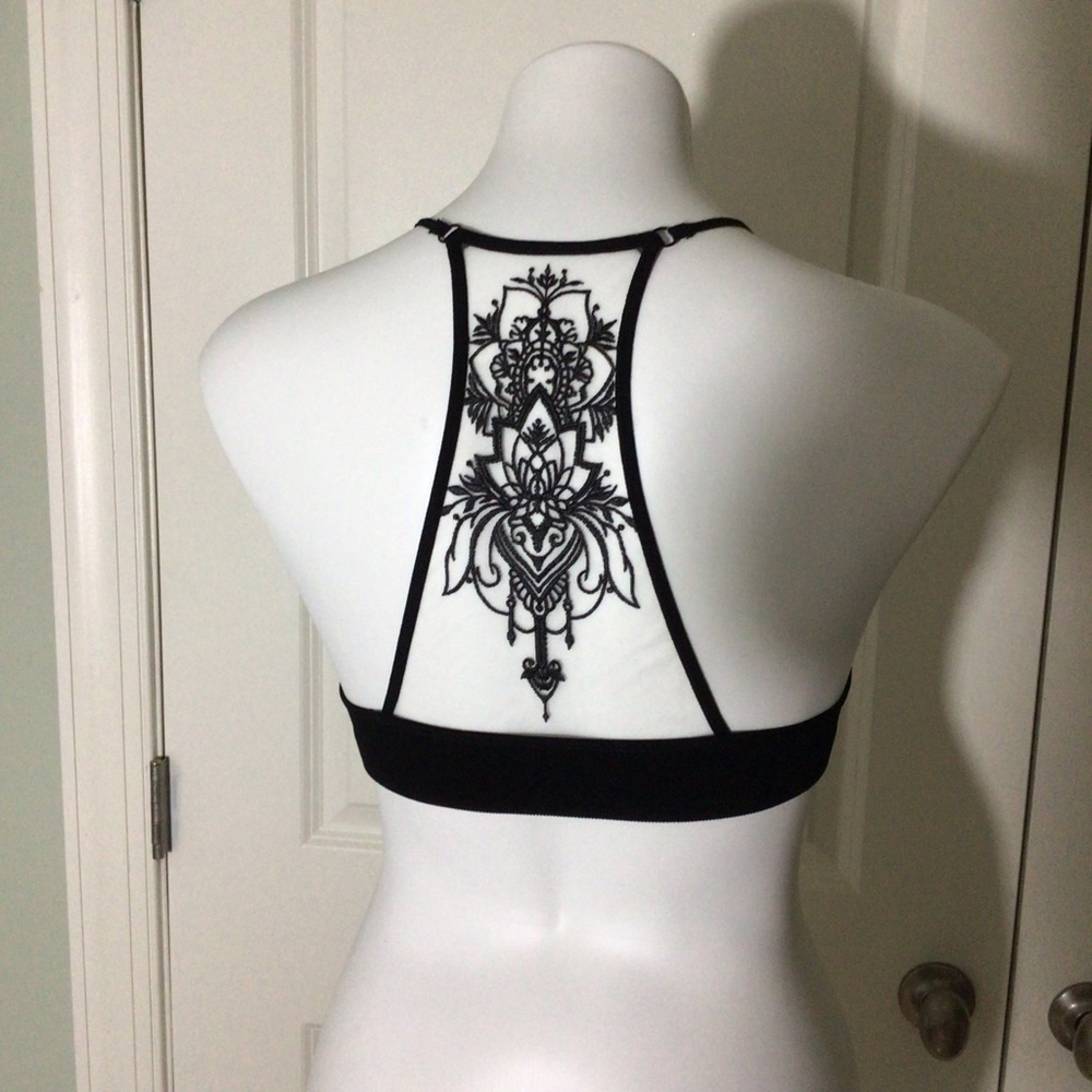 Aluna Levi Tattoo Bralette Black XS/S - Picture 3 of 11